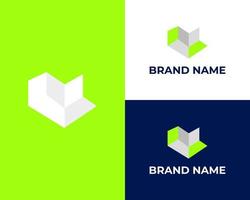 modern trendy WV abstract logo design template vector