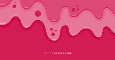 Abstract pink papercut style background design vector