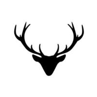 vector de diseño de logotipo de cabeza de ciervo. logotipo comercial