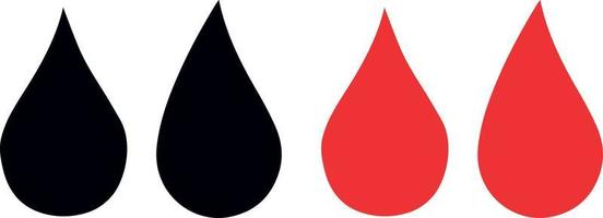 Blood Drop icons vector design