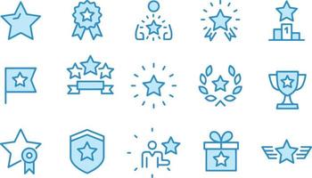 Star Award Icons vector design