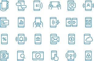 Mobile Phone icons vector design