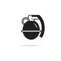 hand bomb vector illustration