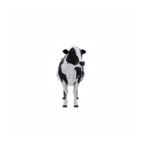 3d cow isolated png