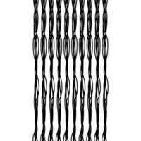 Artistic Abstract Lines Motifs Pattern for Decoration, Background, Ornate or Graphic Design Element. Vector Illustration