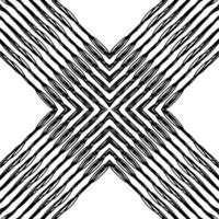 Artistic Abstract Lines Motifs Pattern for Decoration, Background, Ornate or Graphic Design Element. Vector Illustration