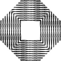 Artistic Abstract Lines Motifs Pattern for Decoration, Background, Ornate or Graphic Design Element. Vector Illustration