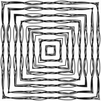 Artistic Abstract Lines Motifs Pattern for Decoration, Background, Ornate or Graphic Design Element. Vector Illustration