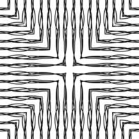 Artistic Abstract Lines Motifs Pattern for Decoration, Background, Ornate or Graphic Design Element. Vector Illustration