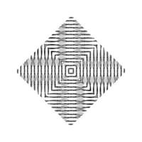 Artistic Abstract Lines Motifs Pattern for Decoration, Background, Ornate or Graphic Design Element. Vector Illustration
