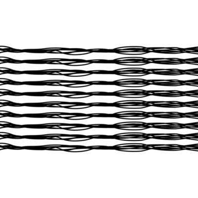 Artistic Abstract Lines Motifs Pattern for Decoration, Background, Ornate or Graphic Design Element. Vector Illustration