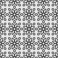 vector geometric flower shapes pattern background