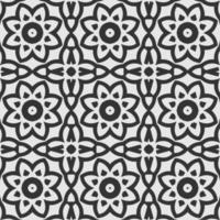 vector geometric flower shapes pattern background