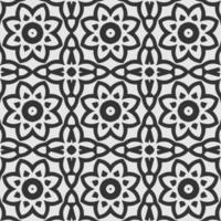 vector geometric flower shapes pattern background