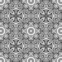 vector geometric flower shapes pattern background.