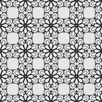 vector geometric flower shapes pattern background.