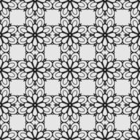 vector geometric flower shapes pattern background.