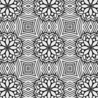 vector geometric flower shapes pattern background.