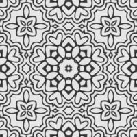 vector geometric flower shapes pattern background.