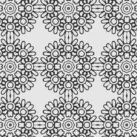 vector geometric flower shapes pattern background.