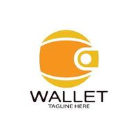 e wallet logo design illustration icon with a simple modern concept, for electronic wallets, digital money storage applications, digital savings, digital money transactions,vector vector