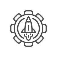 Startup and Devlopment line icons and simple Vector set for website and mobile apps.