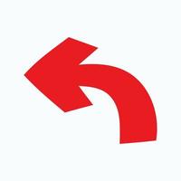 Red arrow icon vector EPS- 10
