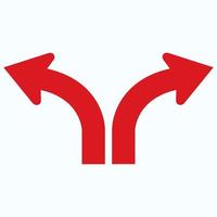 Red arrow icon vector EPS- 10
