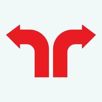 Red arrow icon vector EPS- 10