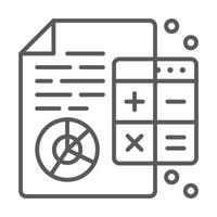 iconos de línea de negocio y desarrollo y conjunto de vectores simples para sitios web y aplicaciones móviles.