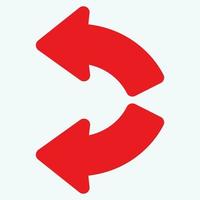 Red arrow icon vector EPS- 10