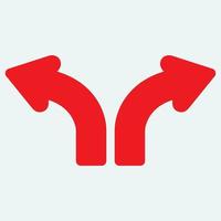 Red arrow icon vector EPS- 10