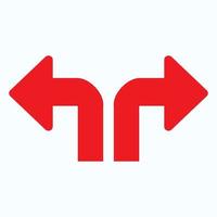 Red arrow icon vector EPS- 10