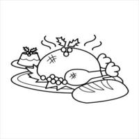 Thanks Giving Coloring Page vector