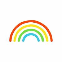 rainbow vector for children's room wall decor
