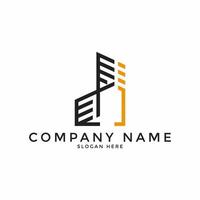 Real Estate Construction Building Logo Template vector