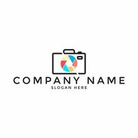 Shutter Photography Logo Design Template Vector Icon