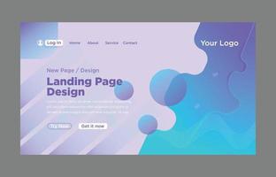 Landing page design . Modern Landing Page Templates .Landing page design templates free .. vector