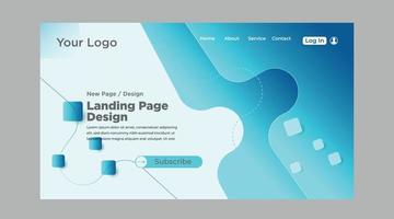 Landing page design . Modern Landing Page Templates .Landing page design templates free .. vector