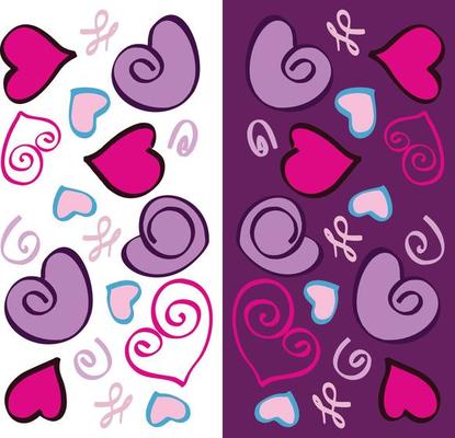 Valentine. Background. Heart icon.
