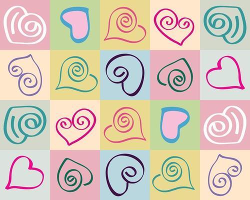 Valentine. Background. Heart icon.
