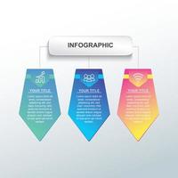 vector infographics template for presentation, education, web design, brochures, flyer, and Business