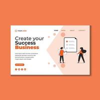 Landing Page Template vector