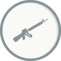 Assault Rifle Vector Icon