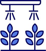 icono de vector de jardinería hidropónica