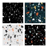 Terrazzo seamless pattern vector