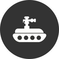 icono de vector de tanque