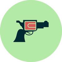 icono de vector de pistola