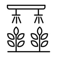 Hydroponic gardening Vector Icon