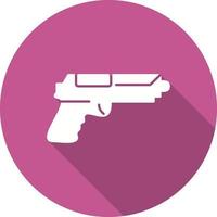 icono de vector de pistola de mano